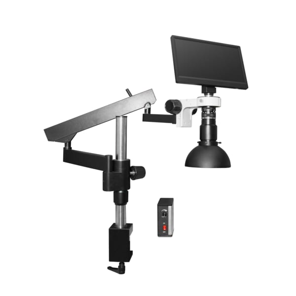Scienscope Macro Digital Inspection System And Dome LED Light On Articulating Arm MAC3-PK3-DM - main